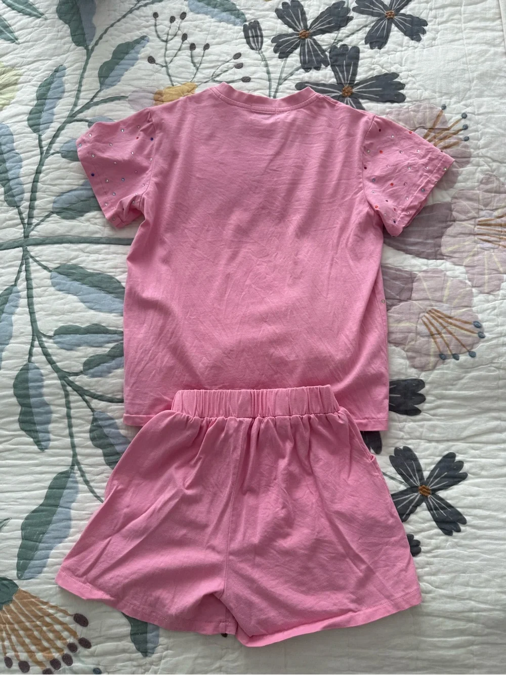 Lola + The Boys Pink Rhinestone Set